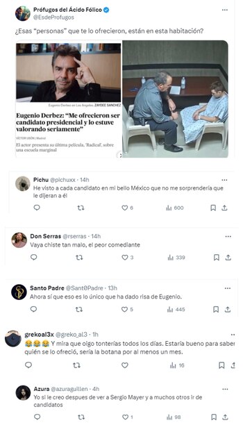 En X, Eugenio Derbez fue