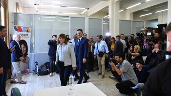 Patricia Bullrich y Luis Petri,