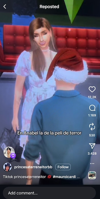 Wanda reposteo un video burlándose