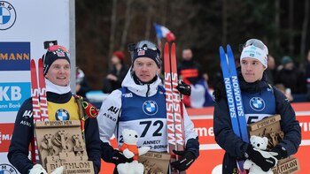 El biatleta noruego Sivert Bakken