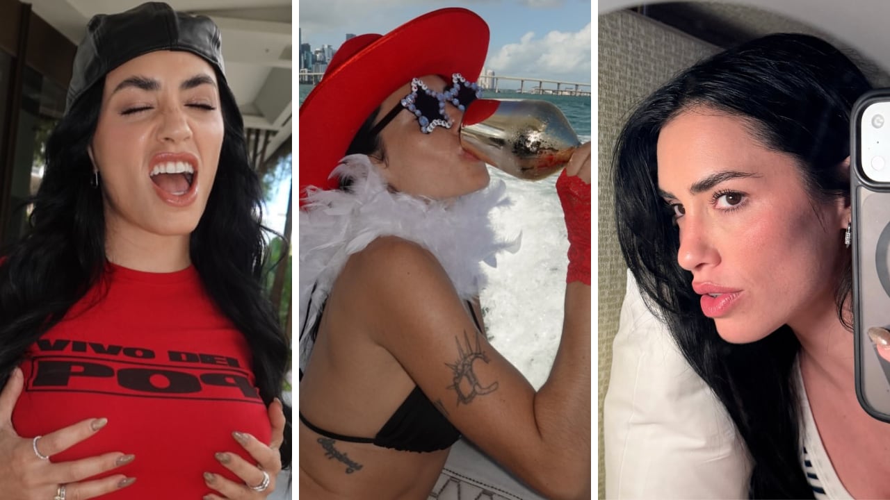 La frase que Lali Espósito llevó en una tanga arriba de un yate en su nueva despedida de soltera