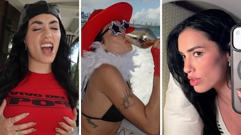 La frase que Lali Espósito llevó en una tanga en su nueva despedida de soltera en un yate