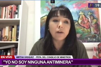 Mirtha Vásquez anunció que se