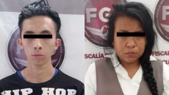 Una trabajadora de Banco Azteca