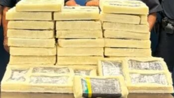 Cocaína decomisada en la frontera