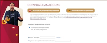 Sorteo Buen Fin (Captura de