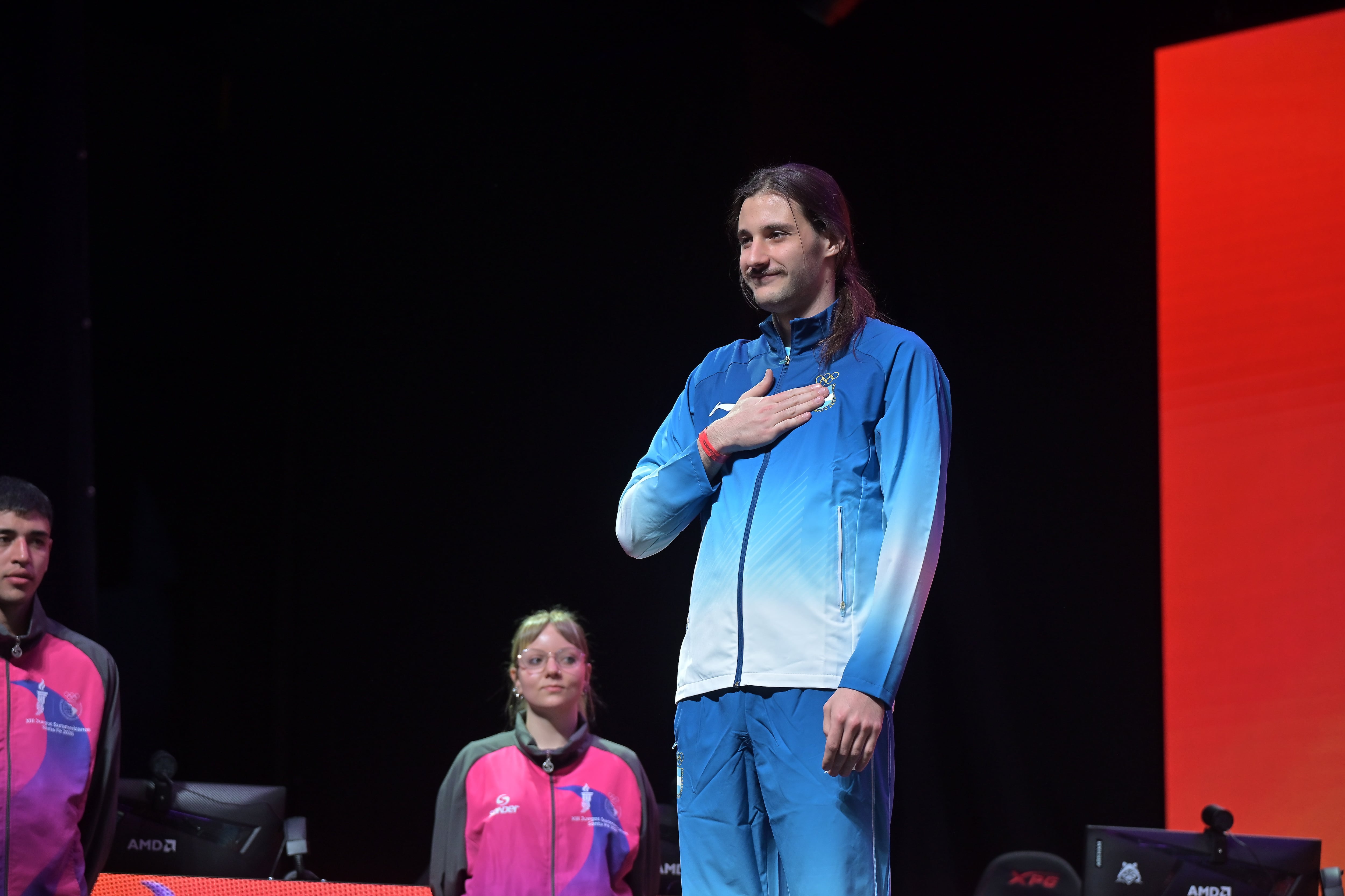 Bruno Coleff en el podio de Santa Fe 2026 (Santa Fe 2026)
