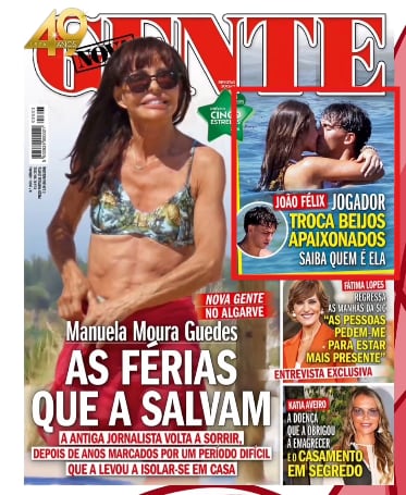 La revista Gente de Portugal publicó en un video la portada del semanario de esta semana con Joao Félix besando a una mujer en Miami