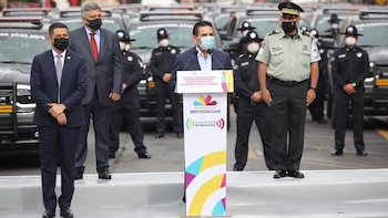 Policía de Caminos de Michoacán Foto: Tw/@Silvano_A