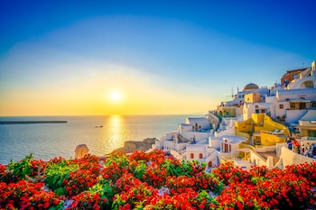 Santorini, en Grecia (Adobe Stock).