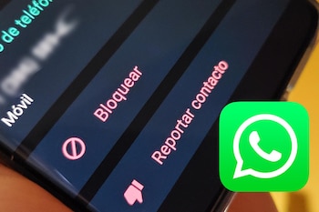 Reportar contacto en WhatsApp. (foto: