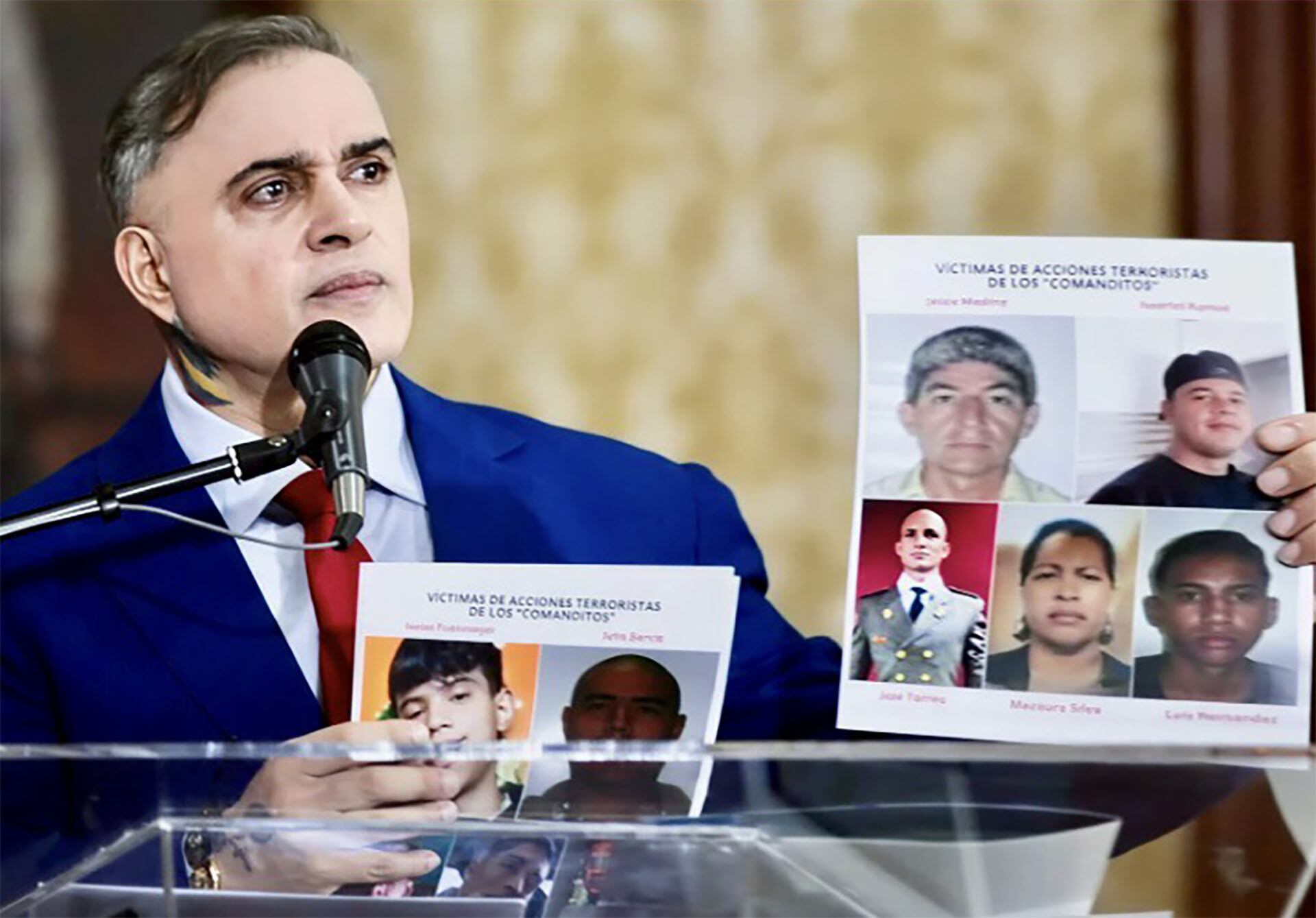 El fiscal Tarek William Saab solo presentó investigación por el militar fallecido y responsabilizó a los comanditos de la violencia