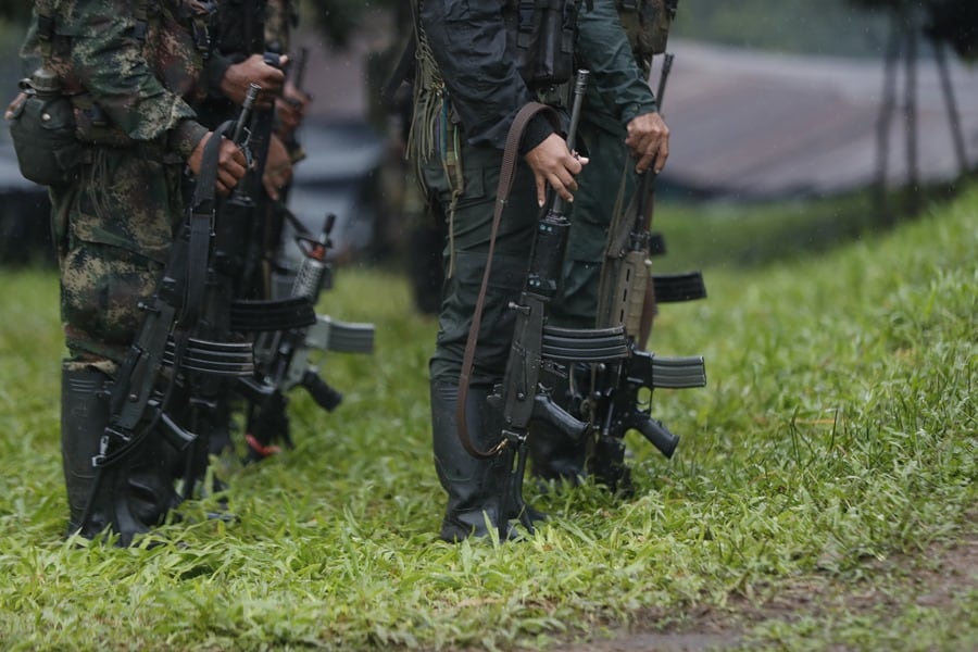 El reclutamiento forzado es otro de los factores que han incidido en el repunte de los grupos armados organizados en Colombia - crédito archivo EFE/ Ernesto Guzmán