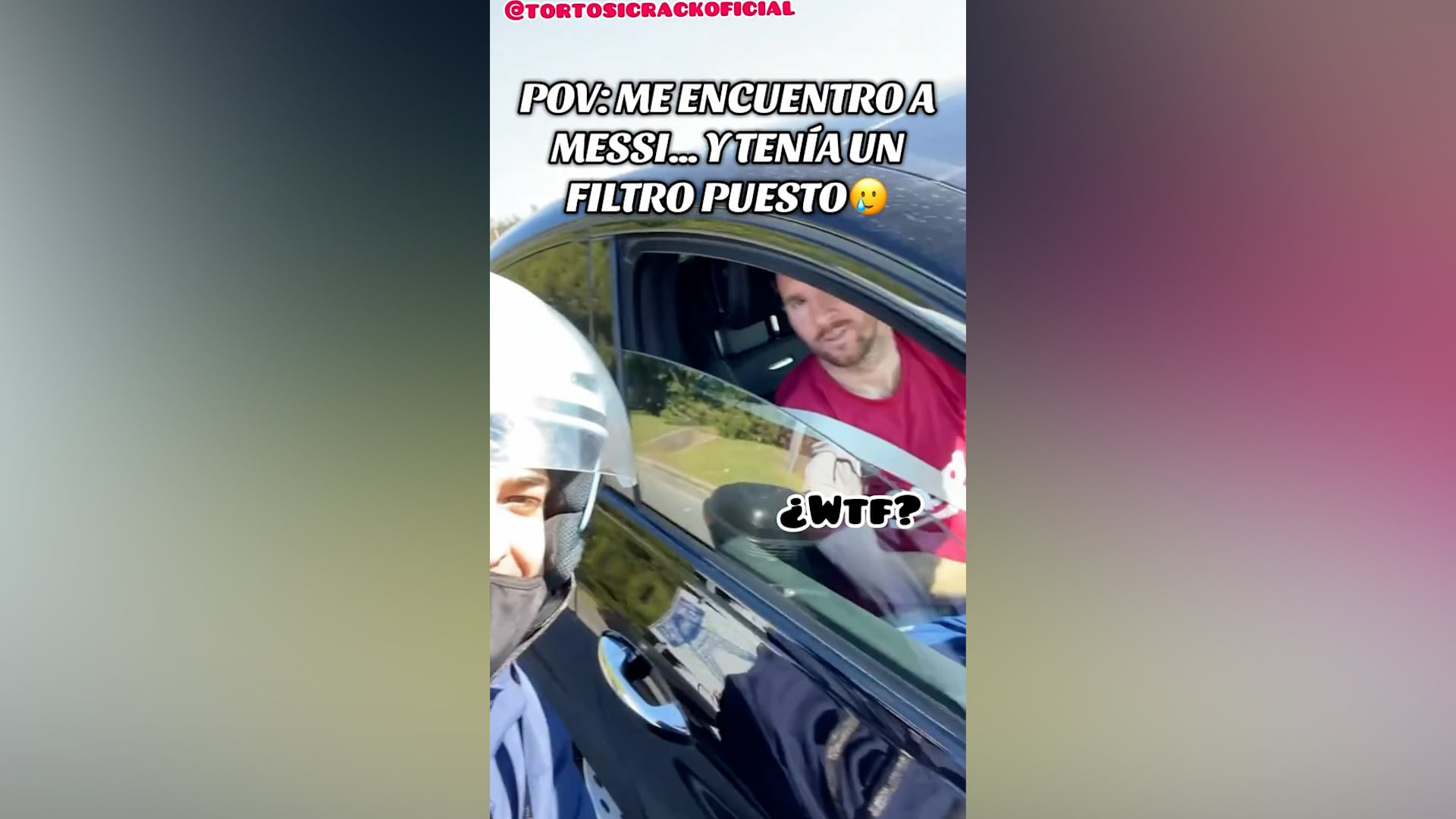 El encuentro viral entre Jordi Tortosicrack y Lionel Messi generó furor en redes sociales por un insólito error tecnológico