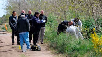 La zona donde hallaron el