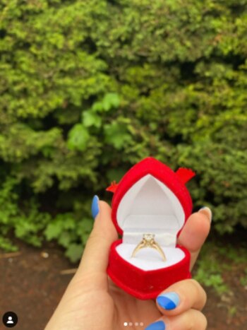 Así oficializaron su compromiso (Foto: