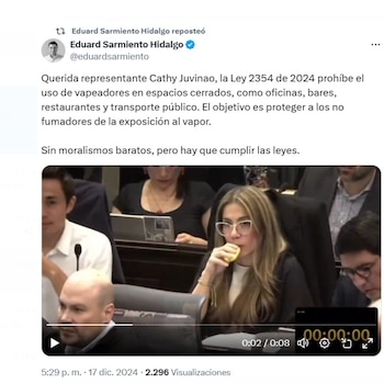 Eduard Sarmiento Hidalgo, del Pacto Histórico, que criticó la actitud de Cathy Juvinao, resaltando que no se trata de una cuestión moral, sino del cumplimiento de las leyes - crédito @eduardsarmiento/X