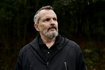 El cantante Miguel Bosé fue