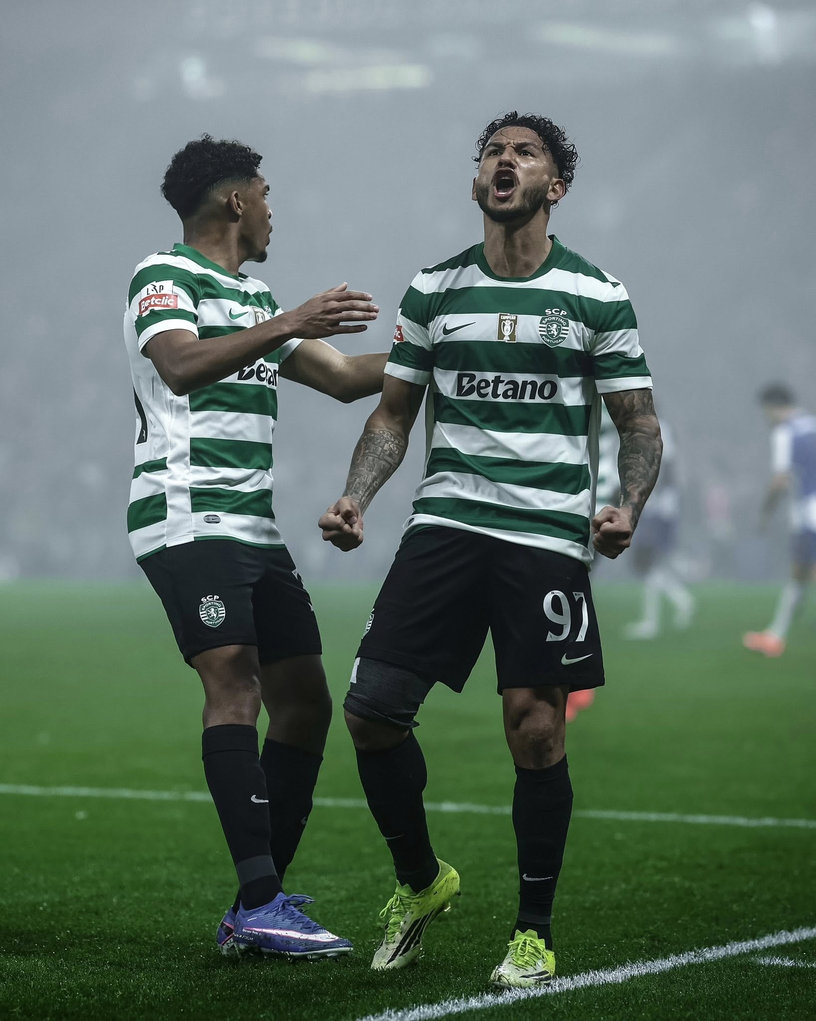 Luis Suárez juega su primer temporada con Sporting CP - crédito Sporting CP