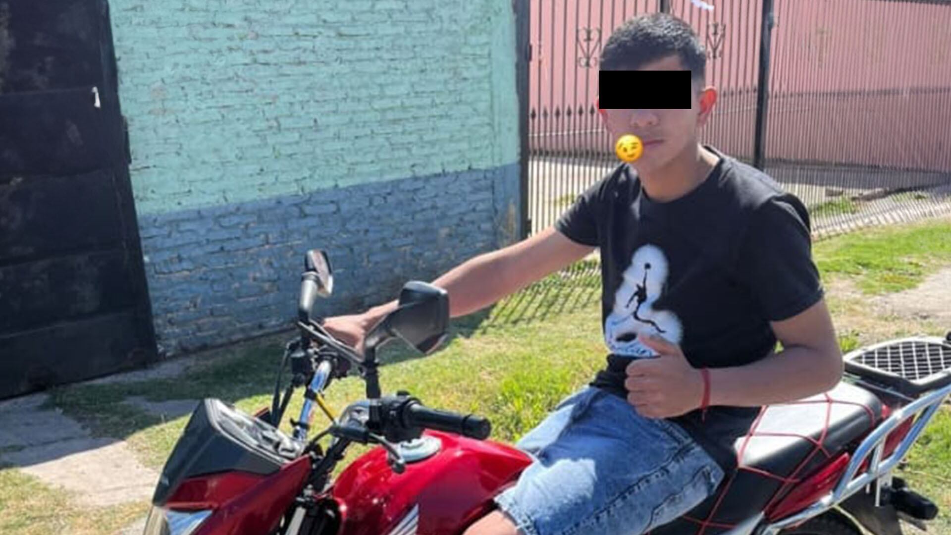 Thiago Verón, en foto de sus redes sociales