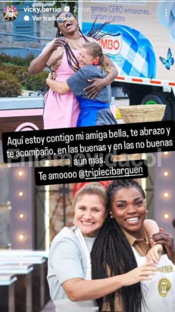 Sus compañeros de grabación también se pronunciaron - crédito Instagram