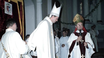Tamkevičius impulsó en 1972 la Crónica de la Iglesia Católica en Lituania para registrar las restricciones de las autoridades soviéticas (Wikimedia Commons)