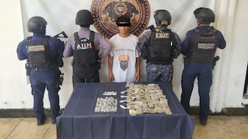 Detienen a un miembro del Cártel de Chiapas y Guatemala con dosis de piedra, metanfetamina y marihuana