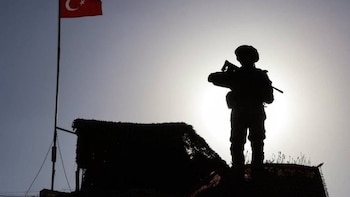 Un dron de fabricación rusa