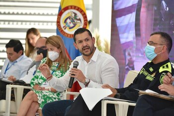 Ministro del Interior, Daniel Palacios,