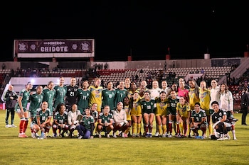 La selección mexicana goleó al país caribeño por 9-0. (Miseleccionfem)