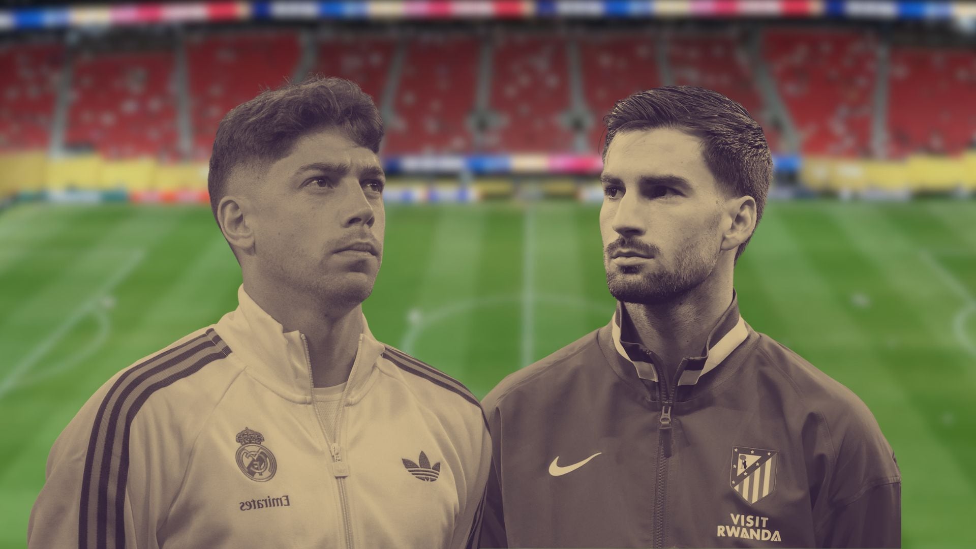 Fede Varlverde y Álex Baena en un fotomontaje realizado por Infobae.