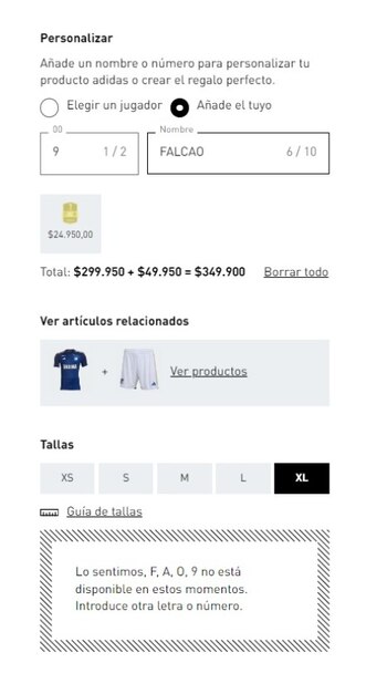 En la página web de