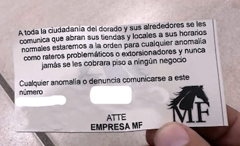 Este es el volante que fue compartido en grupos de WhatsApp Foto: WhatsApp