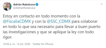 Adrián Rubalcava, alcalde de Cuajimalpa,