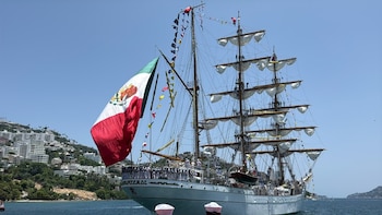 Buque Escuela ‘Cuauhtémoc’ zarpa con agenda para visitar puertos en Estados Unidos y Canadá