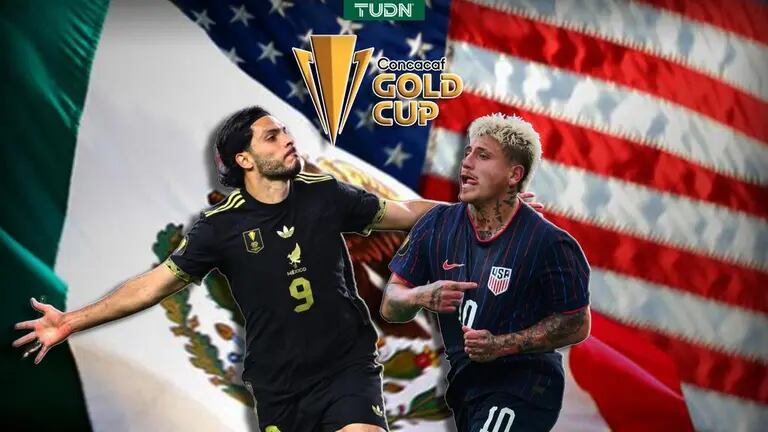 México y Estados Unidos una vez más se volverá a ver las caras en una Final de Copa Oro. (X / TUDNMEX)