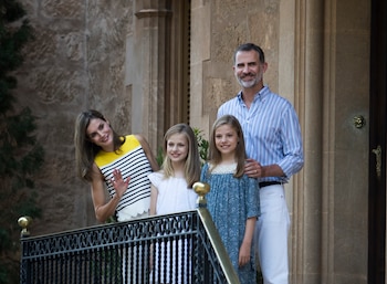 Los reyes Felipe VI y