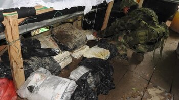 Laboratorios destruidos por las Fuerzas