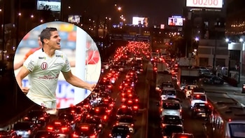 Congestión en la avenida Javier Prado con dirección a La Molin por partido de Universitario.