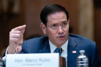 El secretario de Estado Marco Rubio firmó la orden que posibilitó el arresto de Beto Coral en Estados Unidos - crédito AP foto/Jose Luis Magana