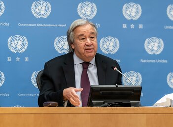 Guterres advirtió también sobre el