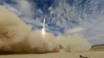 Uno de los misiles convencionales