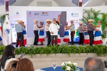 La Presidencia informó que participaron México, Chile, Uruguay, Paraguay, Brasil, Argentina y España en el encuentro “Del Edadismo al Respeto” (Foto cortesía Gabinete de Política Social)