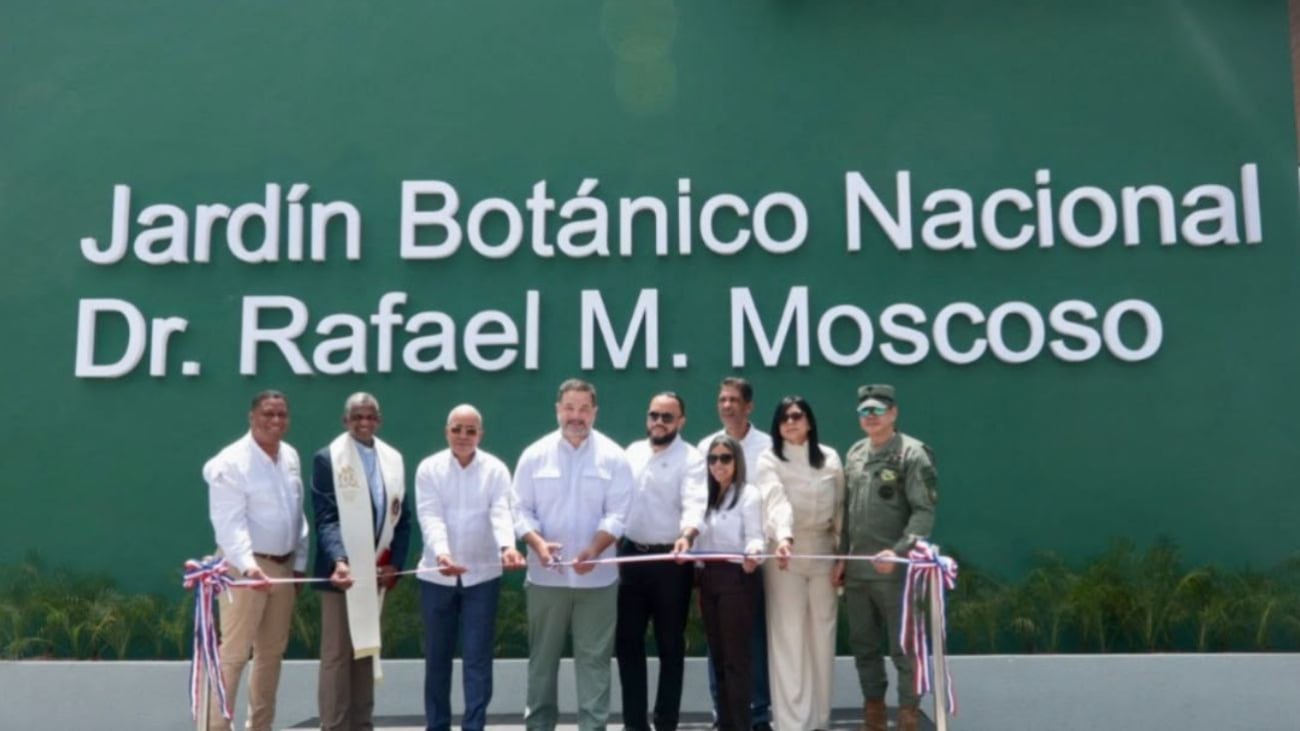 República Dominicana inauguró la primera etapa del plan de modernización del Jardín Botánico Nacional Dr. Rafael María Moscoso en el Distrito Nacional. (Foto cortesía Presidencia de República Dominicana)
