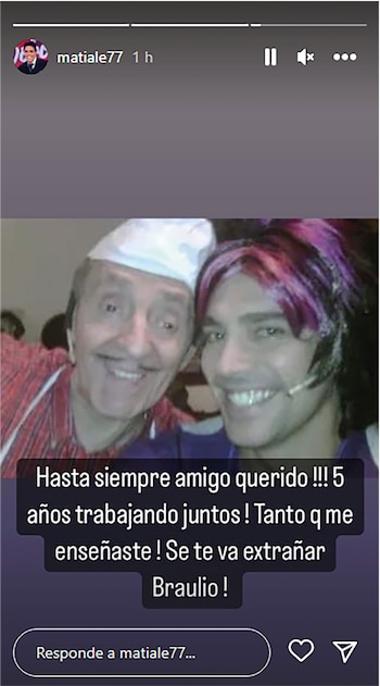 Matías Alé recordó a Tristán