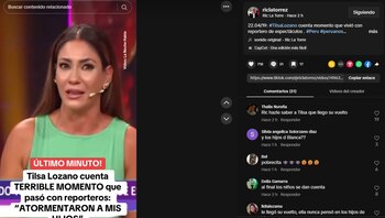 Tilsa Lozano entre lágrimas acusa