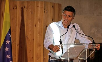 El líder político Leopoldo López.