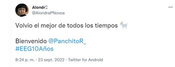 Usuarios felices por regreso de