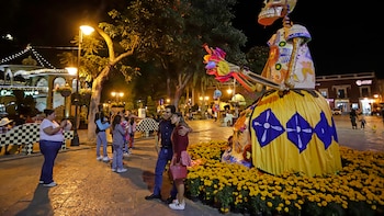 Pueblo en el centro de