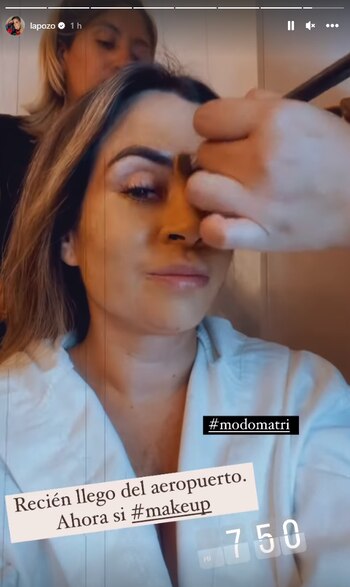 Ethel Pozo llega tarde al